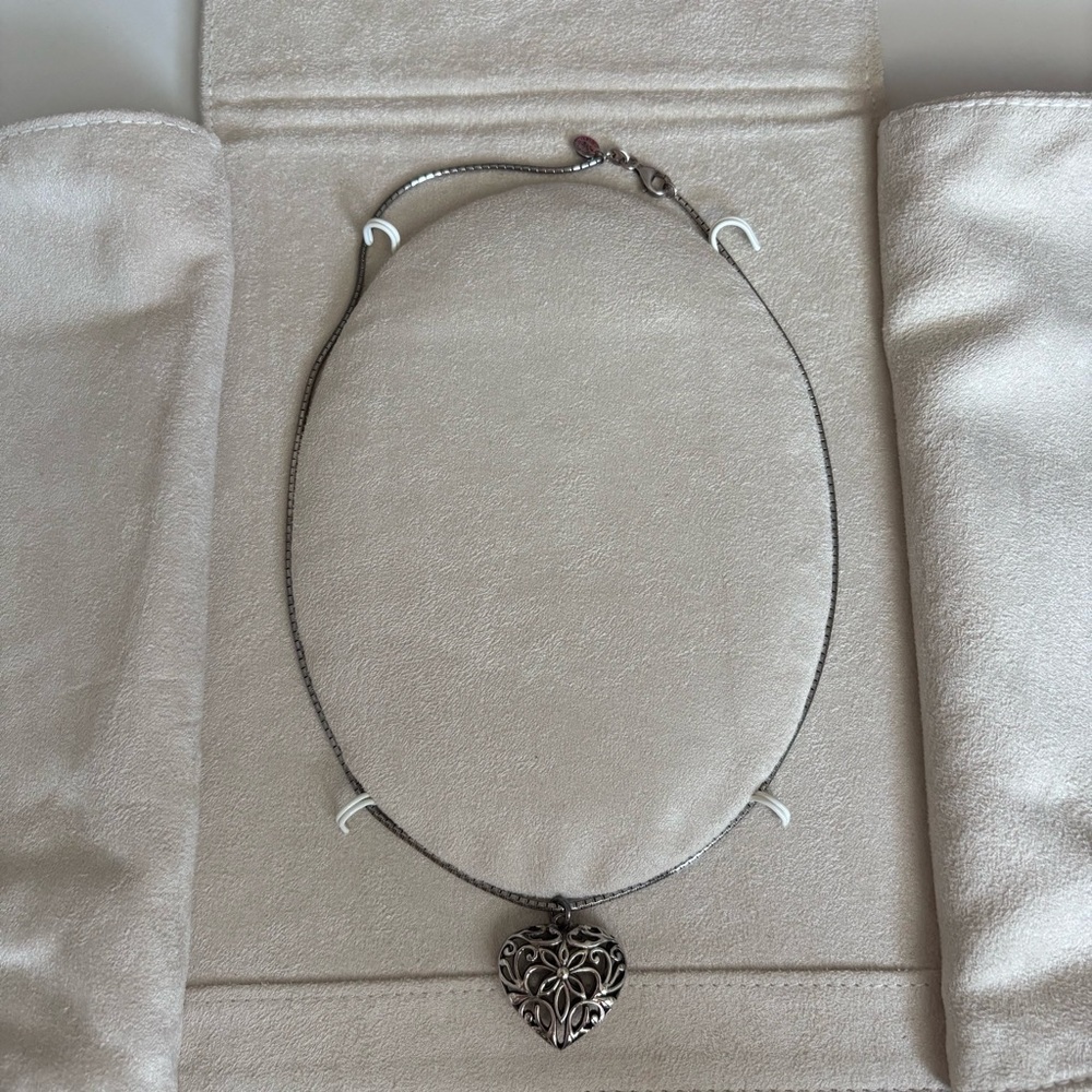 Metalsmith Silver Heart Pendant Necklace